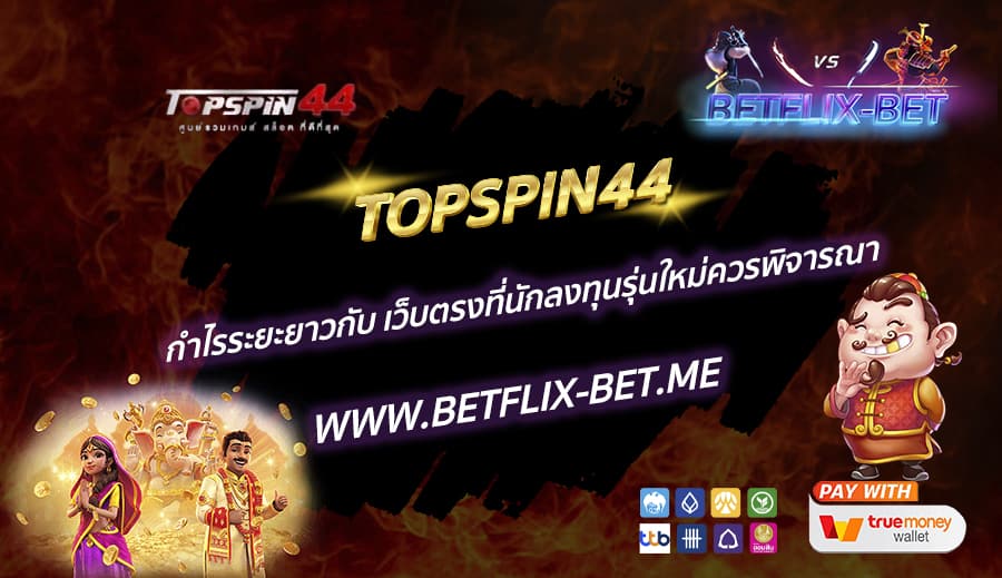 TOPSPIN44-กำไรระยะยาวกับ-เว็บตรงที่นักลงทุนรุ่นใหม่ควรพิจารณา