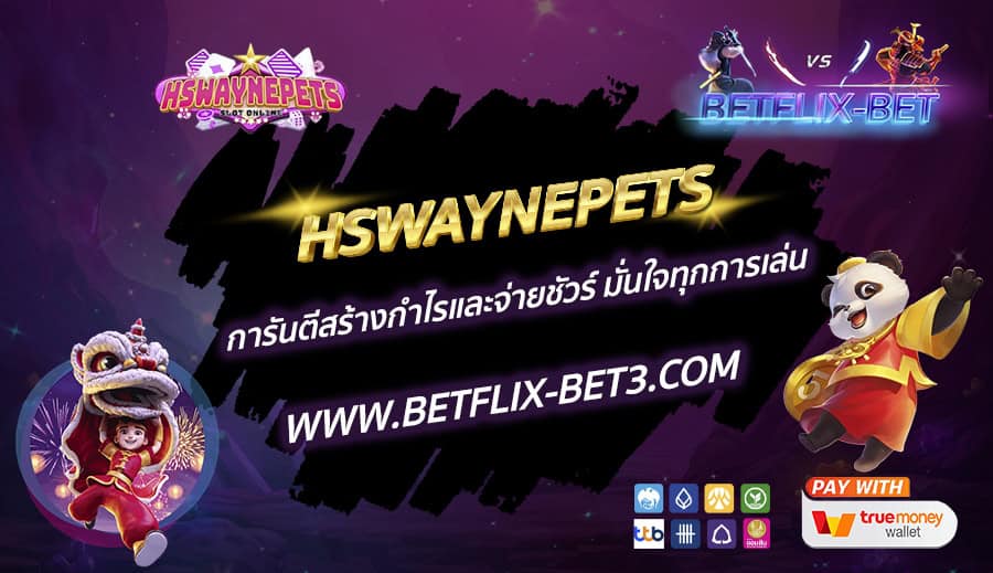 HSWAYNEPETS การันตีสร้างกำไรและจ่ายชัวร์ มั่นใจทุกการเล่น